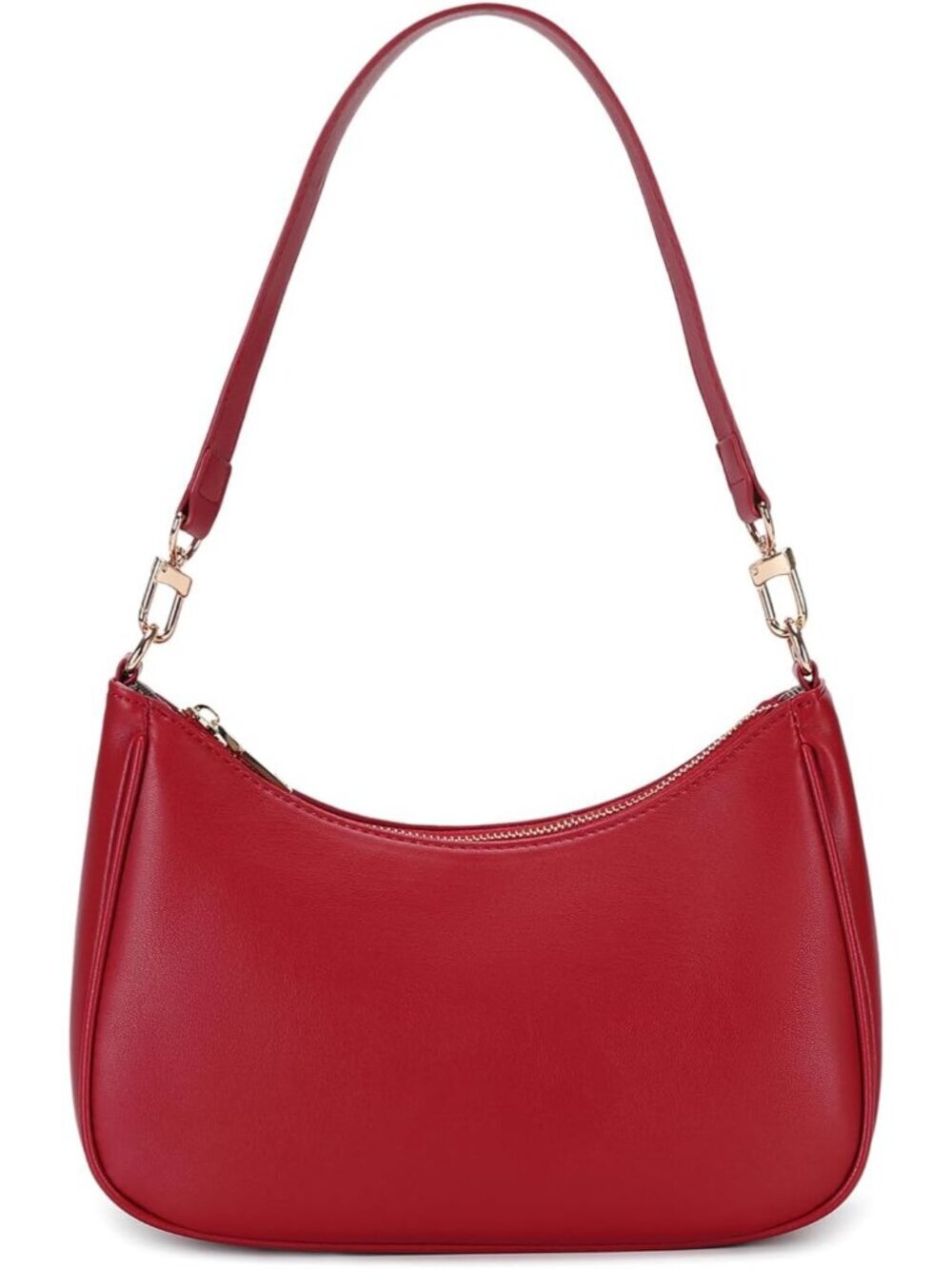 Women Red-g Shoulder Tote Bag Cute Hobo Mini Clutch Zipper Bag